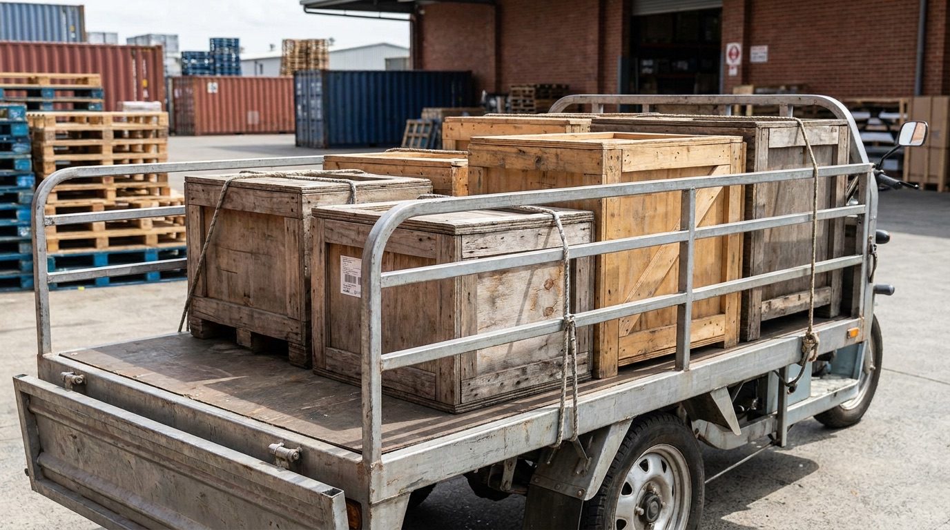 Электротрицикл SIBTRIKE Cargo с грузом